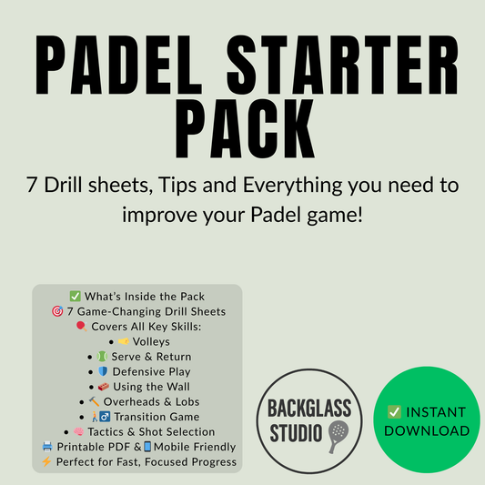 Padel Performance Pack - 7 Drill Sheets, Tips and more